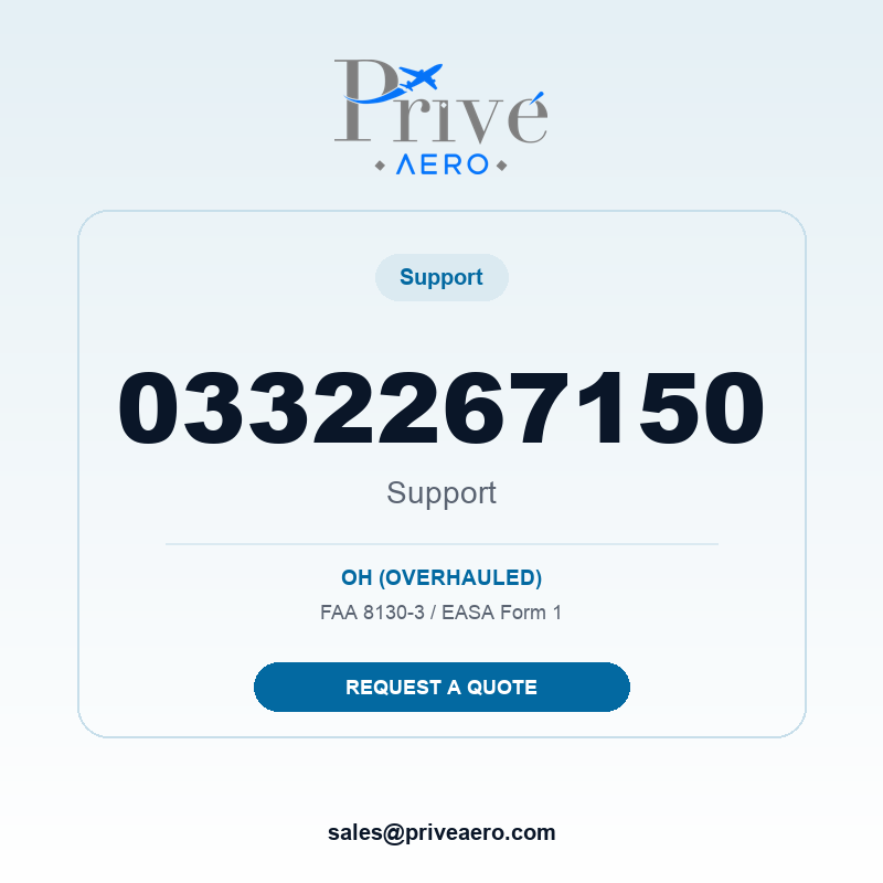 P/N 0332267150 Support 0332267150 Support – Privé Aero