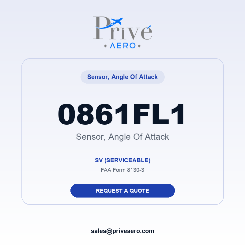 P/N 0861FL1 Sensor, Angle Of Attack 0861FL1 Sensor, Angle Of Attack – Privé Aero