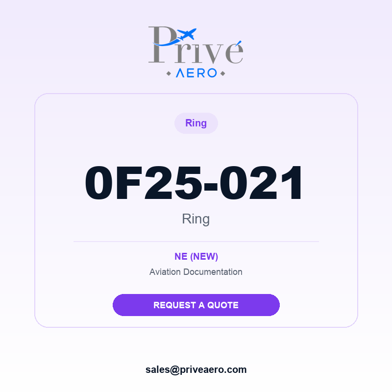 P/N 0F25-021 Ring 0F25-021 Ring – Privé Aero