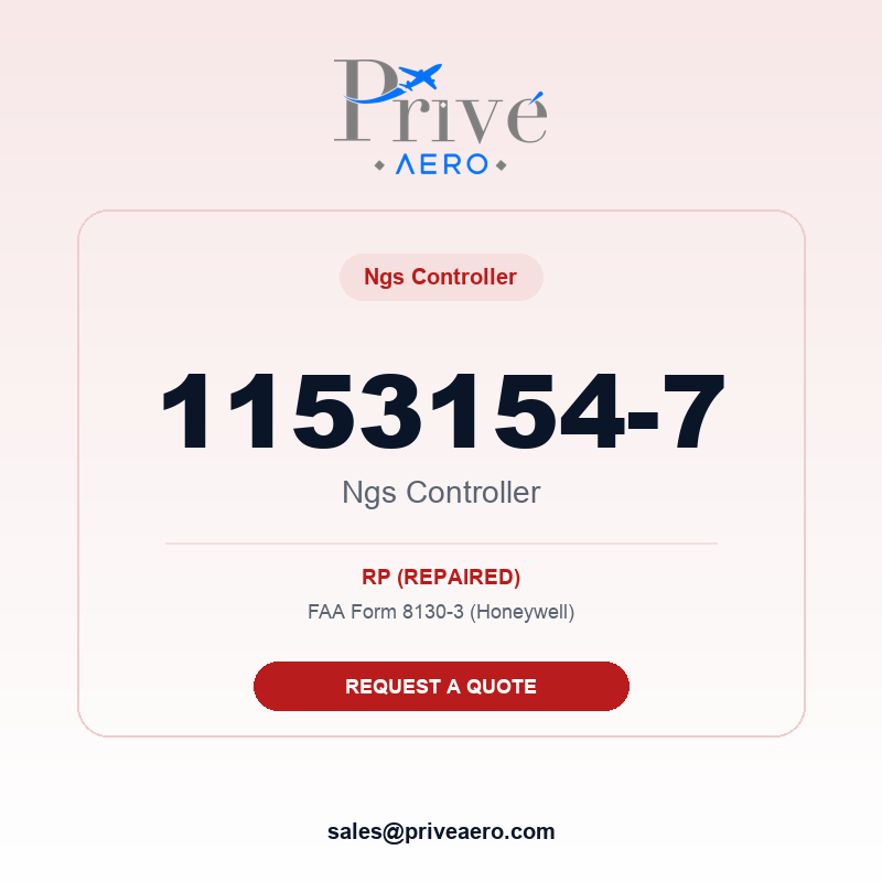 P/N 1153154-7 NGS Controller 1153154-7 NGS Controller – Privé Aero