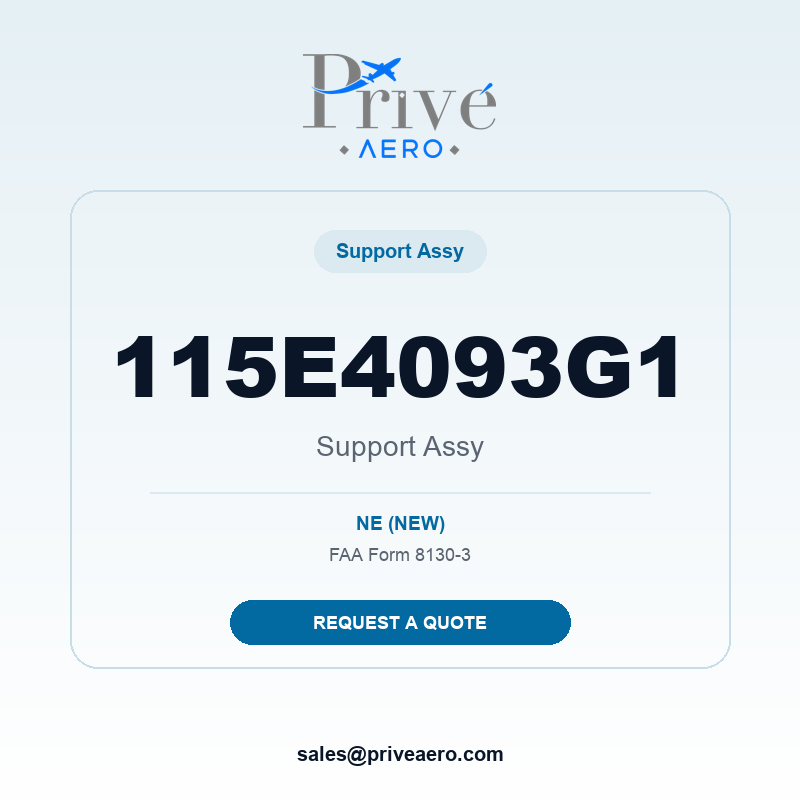P/N 115E4093G1 Support Assy 115E4093G1 Support Assy – Privé Aero