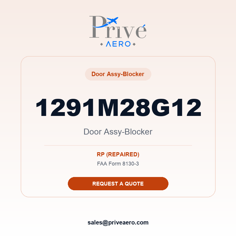 P/N 1291M28G12 Door Assy-Blocker 1291M28G12 Door Assy-Blocker – Privé Aero