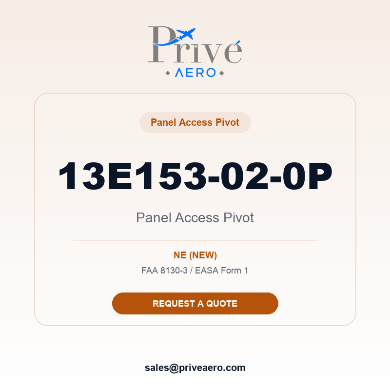P/N 13E153-02-0P Panel Access Pivot 13E153-02-0P Panel Access Pivot – Privé Aero