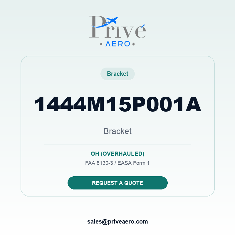 P/N 1444M15P001A Bracket 1444M15P001A Bracket – Privé Aero