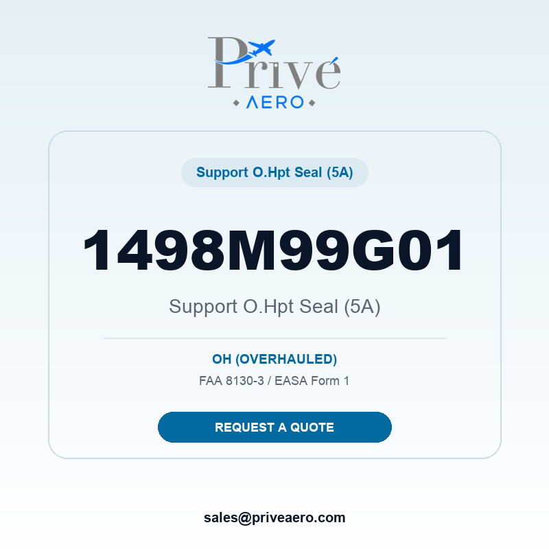 P/N 1498M99G01 Support O.Hpt Seal (5A) 1498M99G01 Support O.Hpt Seal (5A) – Privé Aero