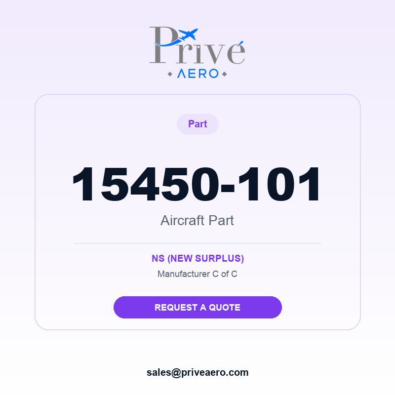 P/N 15450-101 15450-101 – Privé Aero