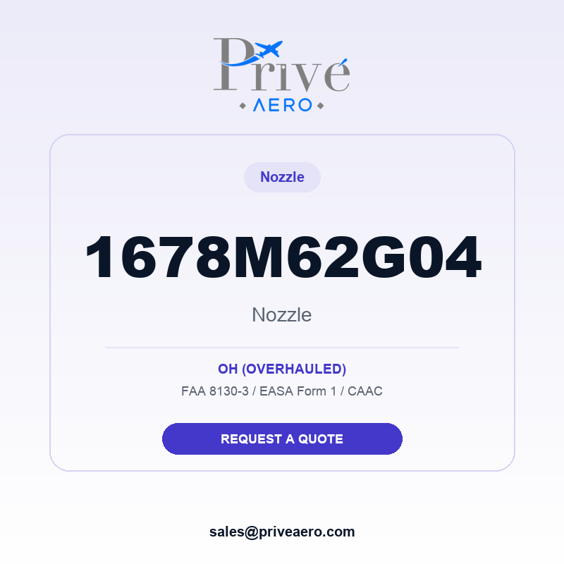 P/N 1678M62G04 NOZZLE 1678M62G04 NOZZLE – Privé Aero