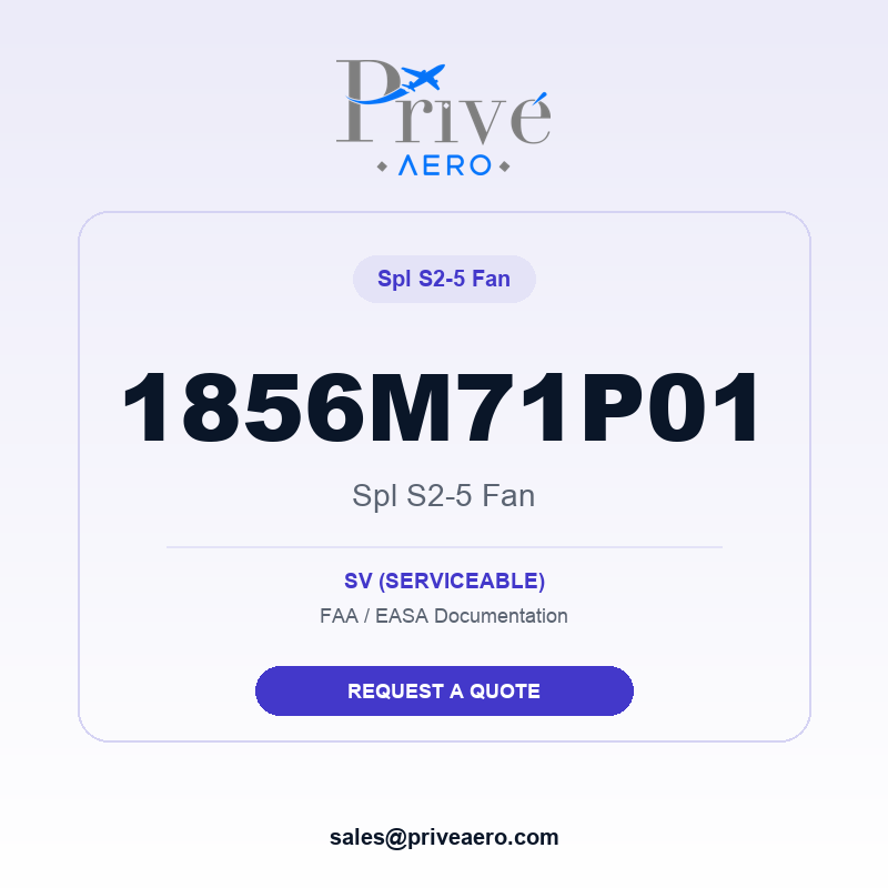P/N 1856M71P01 Spl S2-5 Fan 1856M71P01 Spl S2-5 Fan – Privé Aero