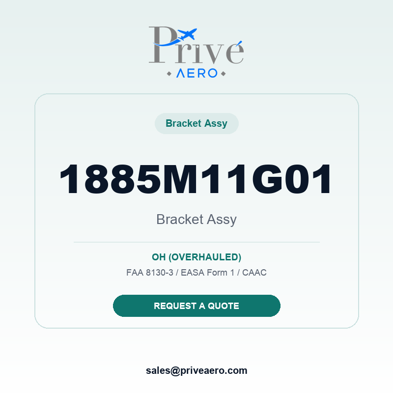 P/N 1885M11G01 BRACKET ASSY 1885M11G01 BRACKET ASSY – Privé Aero