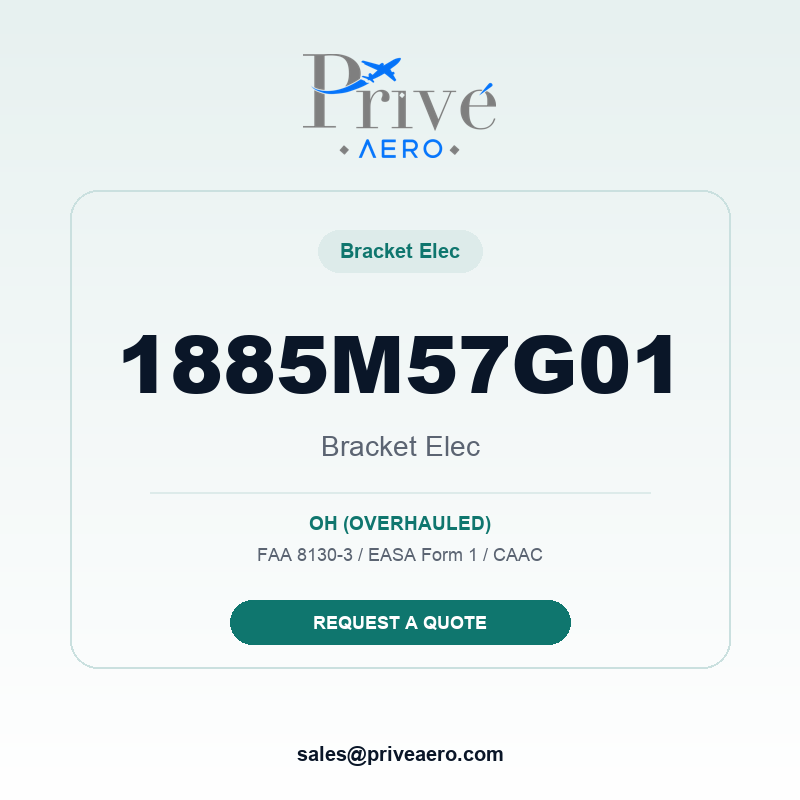 P/N 1885M57G01 BRACKET ELEC 1885M57G01 BRACKET ELEC – Privé Aero