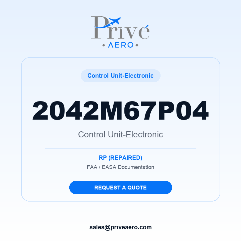 P/N 2042M67P04 Control Unit-Electronic 2042M67P04 Control Unit-Electronic – Privé Aero