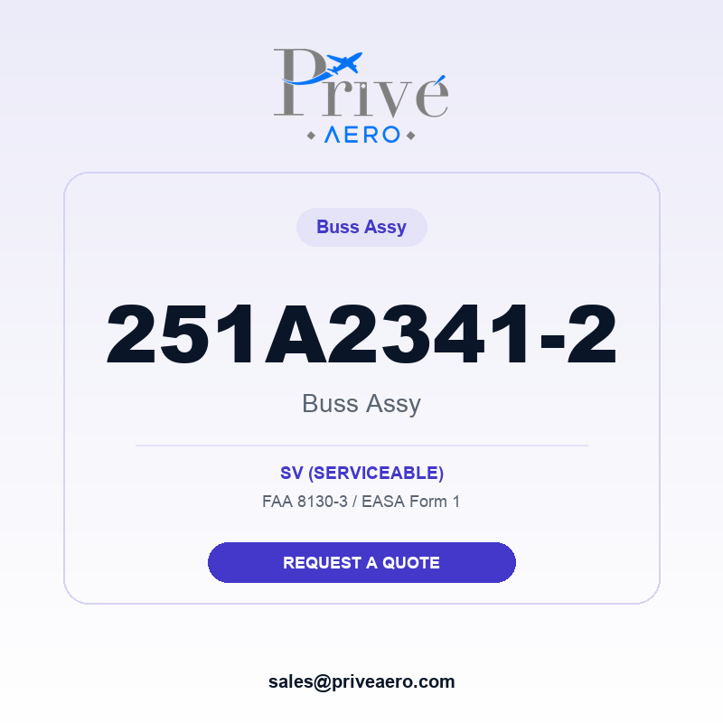 P/N 251A2341-2 Buss Assy 251A2341-2 Buss Assy – Privé Aero