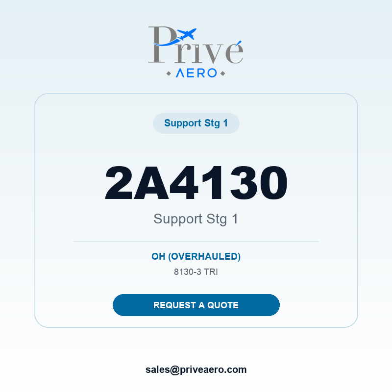P/N 2A4130 SUPPORT STG 1 2A4130 SUPPORT STG 1 – Privé Aero