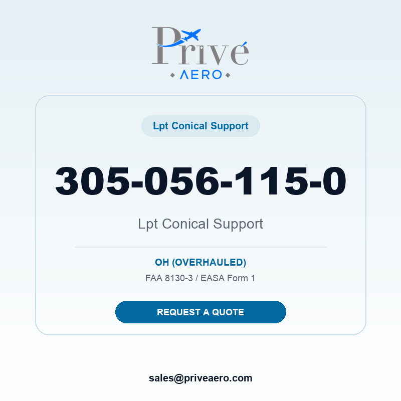 P/N 305-056-115-0 Lpt Conical Support 305-056-115-0 Lpt Conical Support – Privé Aero