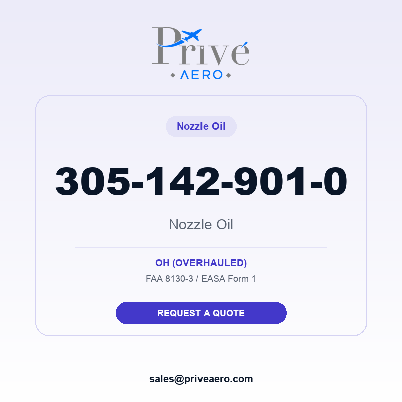 P/N 305-142-901-0 Nozzle Oil 305-142-901-0 Nozzle Oil – Privé Aero