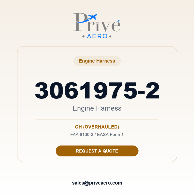 P/N 3061975-2 Engine Harness 3061975-2 Engine Harness – Privé Aero