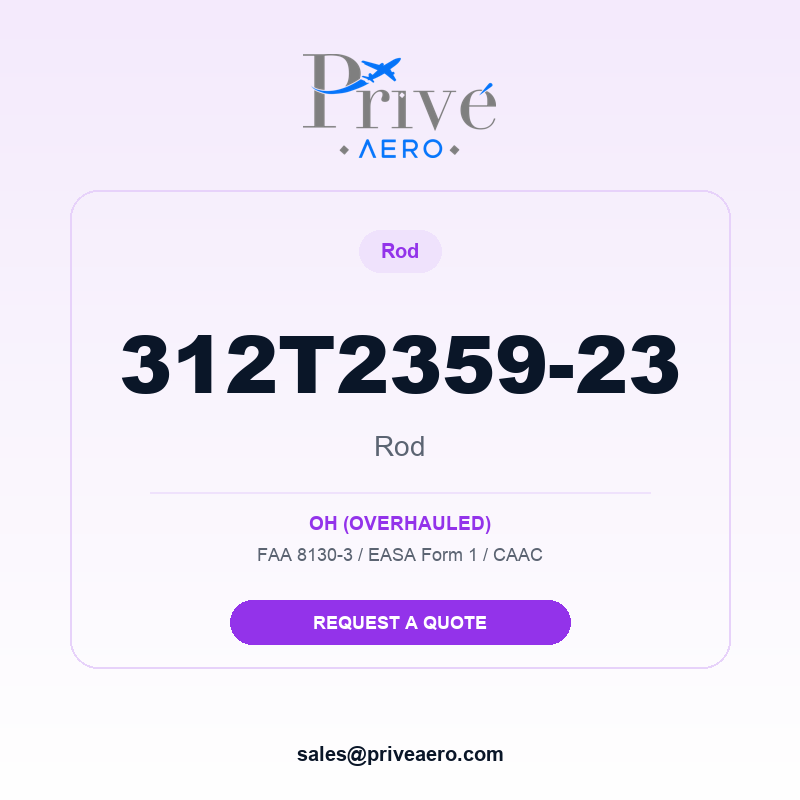 P/N 312T2359-23 ROD 312T2359-23 ROD – Privé Aero