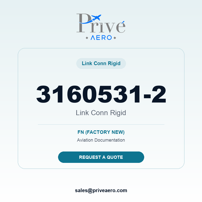 P/N 3160531-2 Link Conn Rigid 3160531-2 Link Conn Rigid – Privé Aero
