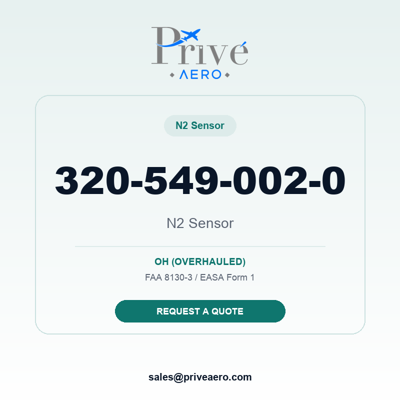 P/N 320-549-002-0 N2 Sensor 320-549-002-0 N2 Sensor – Privé Aero
