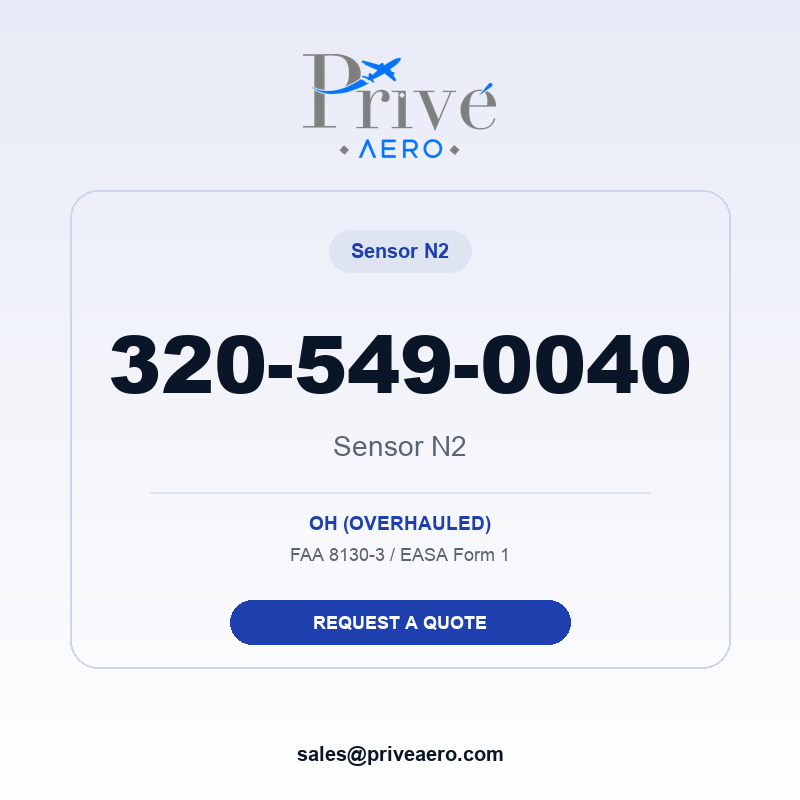 P/N 320-549-0040 Sensor N2 320-549-0040 Sensor N2 – Privé Aero