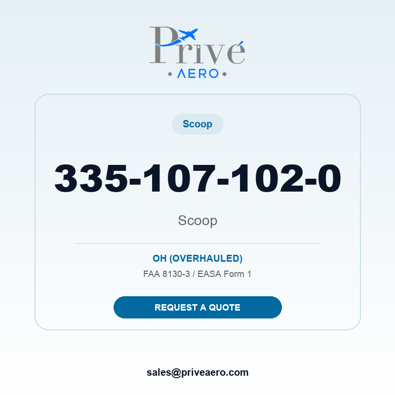 P/N 335-107-102-0 Scoop 335-107-102-0 Scoop – Privé Aero