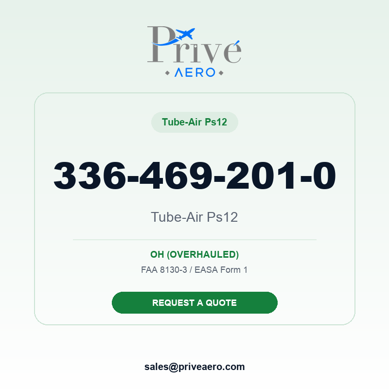 P/N 336-469-201-0 Tube-Air Ps12 336-469-201-0 Tube-Air Ps12 – Privé Aero