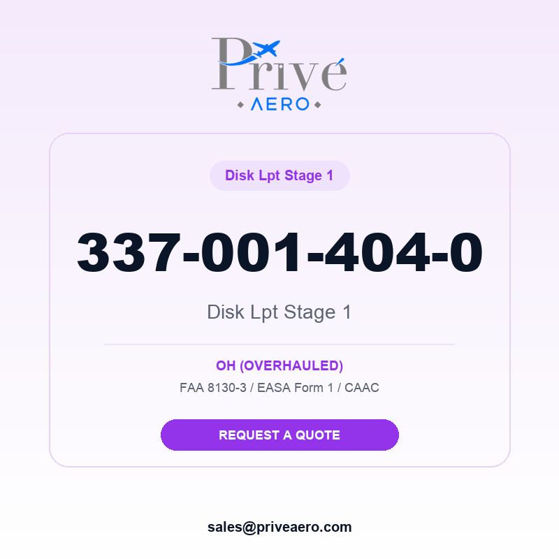 P/N 337-001-404-0 Disk Lpt Stage 1 337-001-404-0 Disk Lpt Stage 1 – Privé Aero