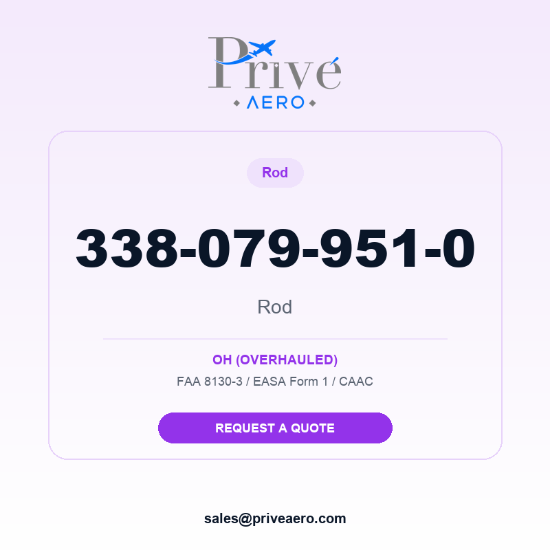 P/N 338-079-951-0 Rod 338-079-951-0 Rod – Privé Aero