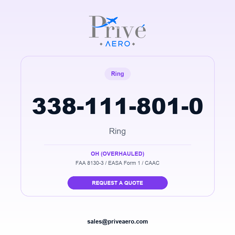 P/N 338-111-801-0 Ring 338-111-801-0 Ring – Privé Aero