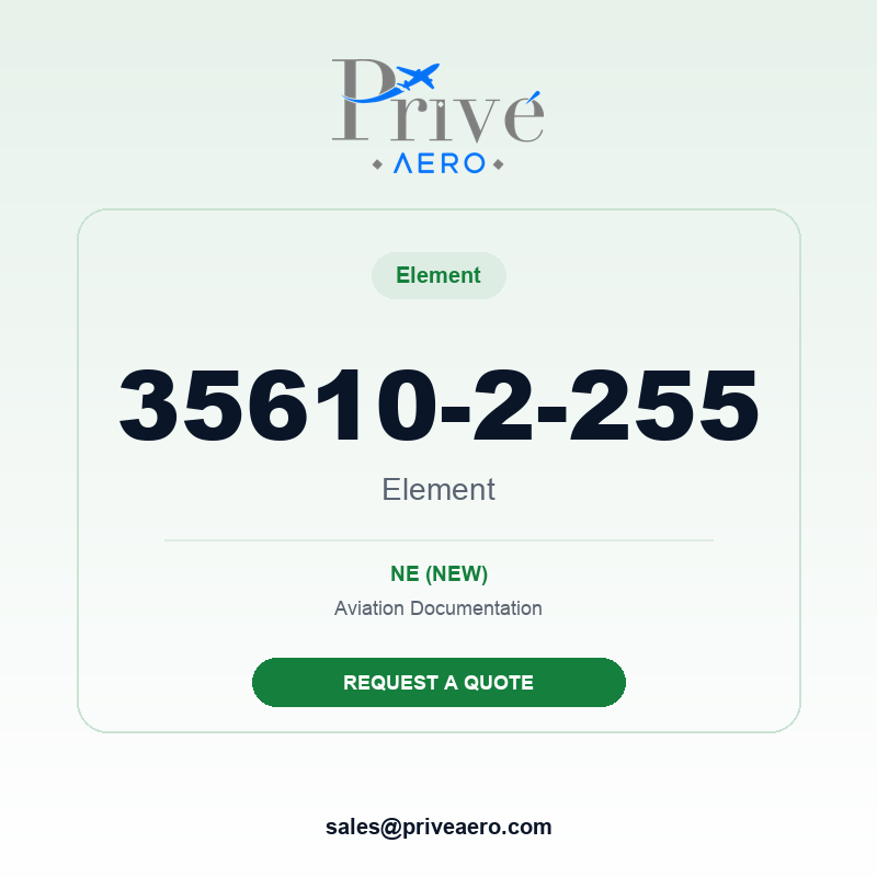 P/N 35610-2-255 Element 35610-2-255 Element – Privé Aero