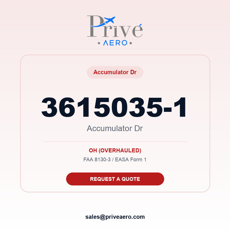 P/N 3615035-1 Accumulator Dr 3615035-1 Accumulator Dr – Privé Aero