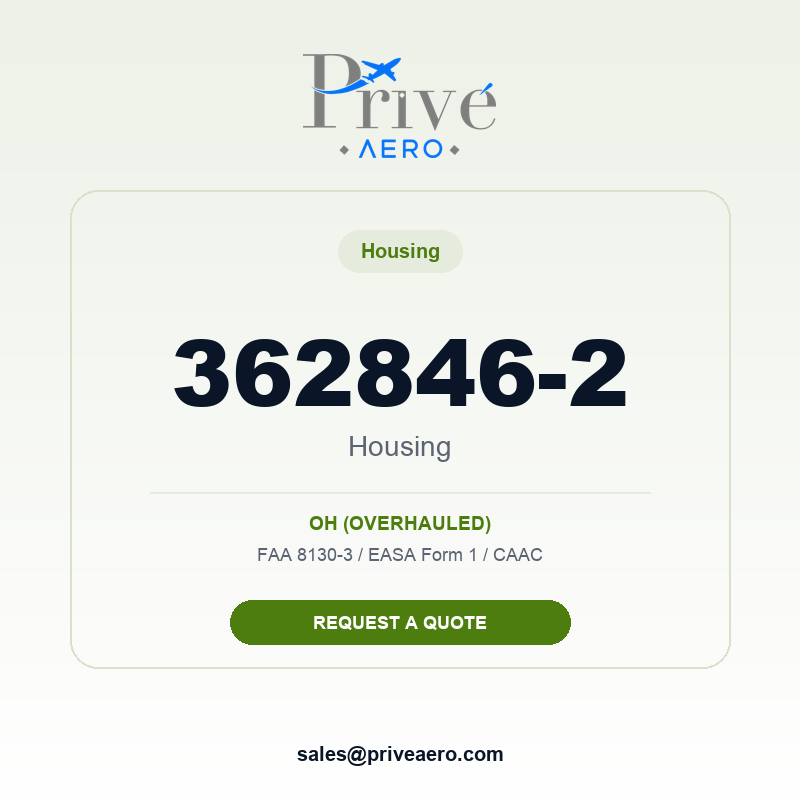 P/N 362846-2 HOUSING 362846-2 HOUSING – Privé Aero