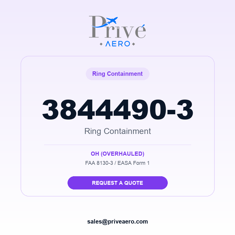 P/N 3844490-3 Ring Containment 3844490-3 Ring Containment – Privé Aero
