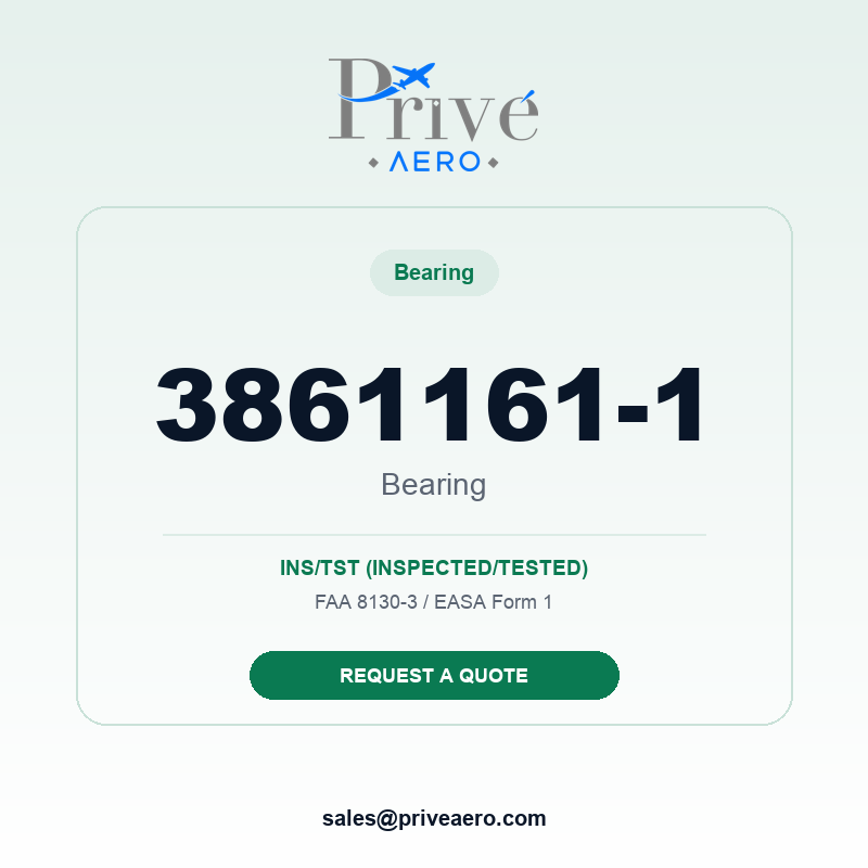 P/N 3861161-1 Bearing 3861161-1 Bearing – Privé Aero