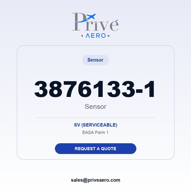 P/N 3876133-1 Sensor 3876133-1 Sensor – Privé Aero