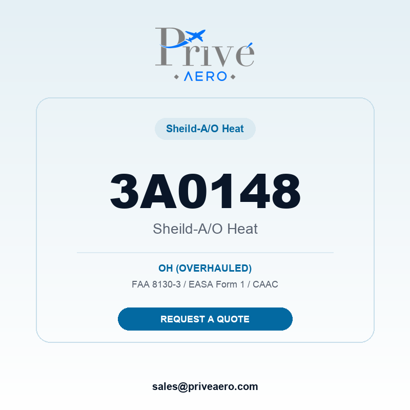 P/N 3A0148 SHEILD-A/O HEAT 3A0148 SHEILD-A/O HEAT – Privé Aero