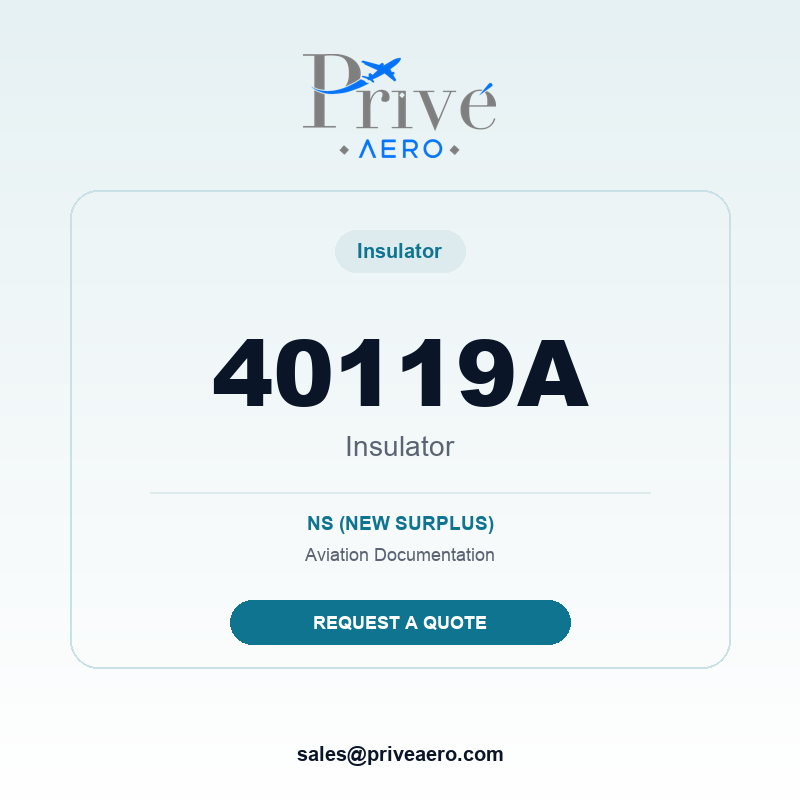 P/N 40119A Insulator 40119A Insulator – Privé Aero