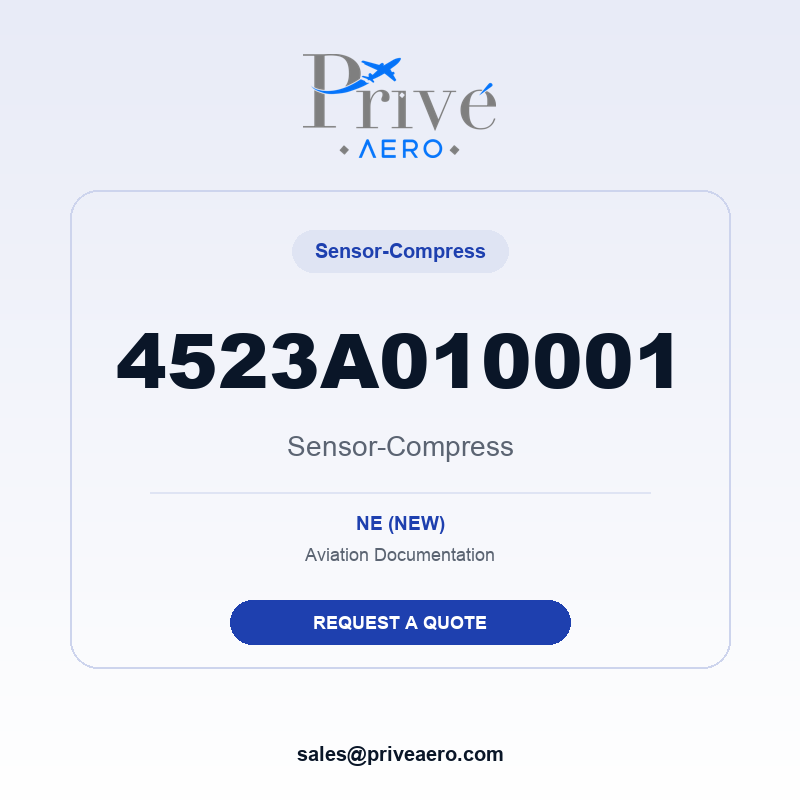 P/N 4523A010001 Sensor-Compress 4523A010001 Sensor-Compress – Privé Aero