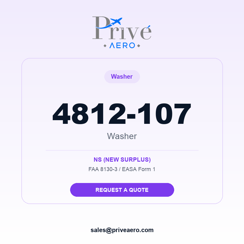 P/N 4812-107 Washer 4812-107 Washer – Privé Aero