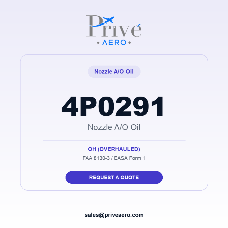 P/N 4P0291 Nozzle A/O Oil 4P0291 Nozzle A/O Oil – Privé Aero