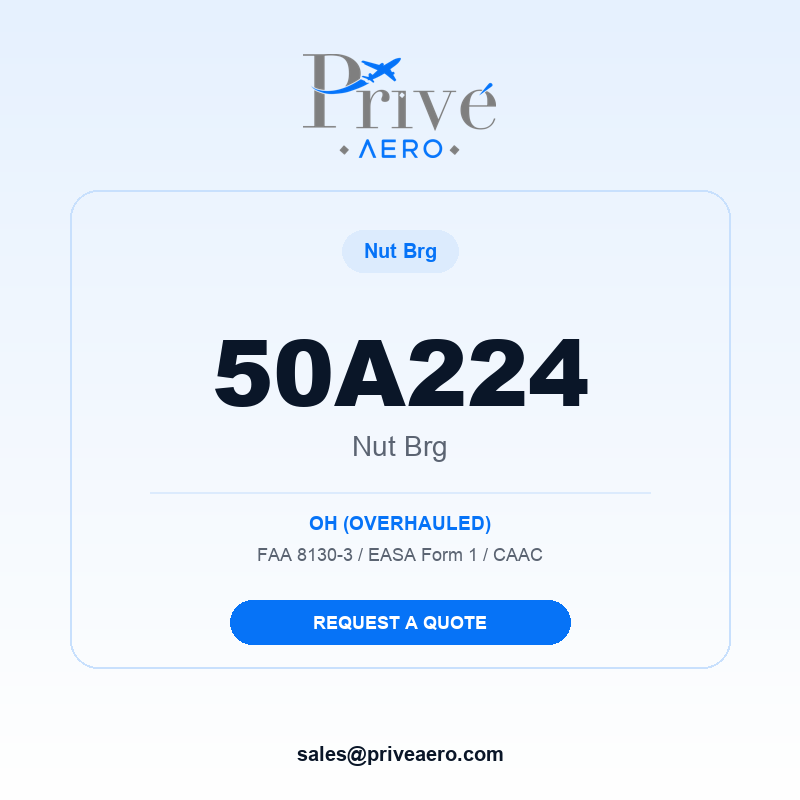 P/N 50A224 NUT BRG 50A224 NUT BRG – Privé Aero