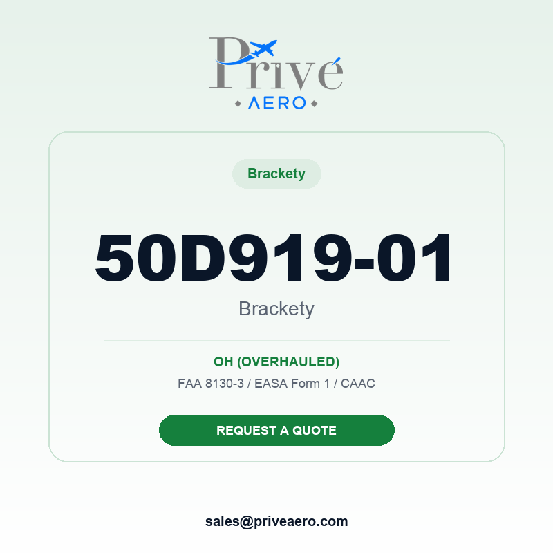 P/N 50D919-01 BRACKETY 50D919-01 BRACKETY – Privé Aero