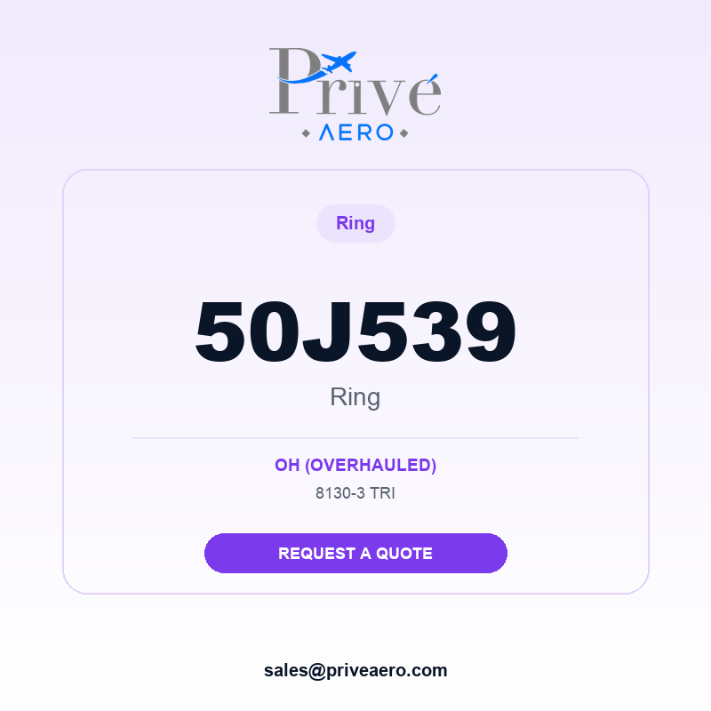 P/N 50J539 RING 50J539 RING – Privé Aero
