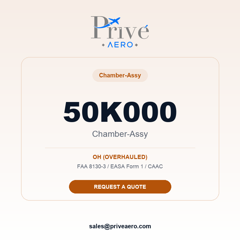 P/N 50K000 CHAMBER-ASSY 50K000 CHAMBER-ASSY – Privé Aero