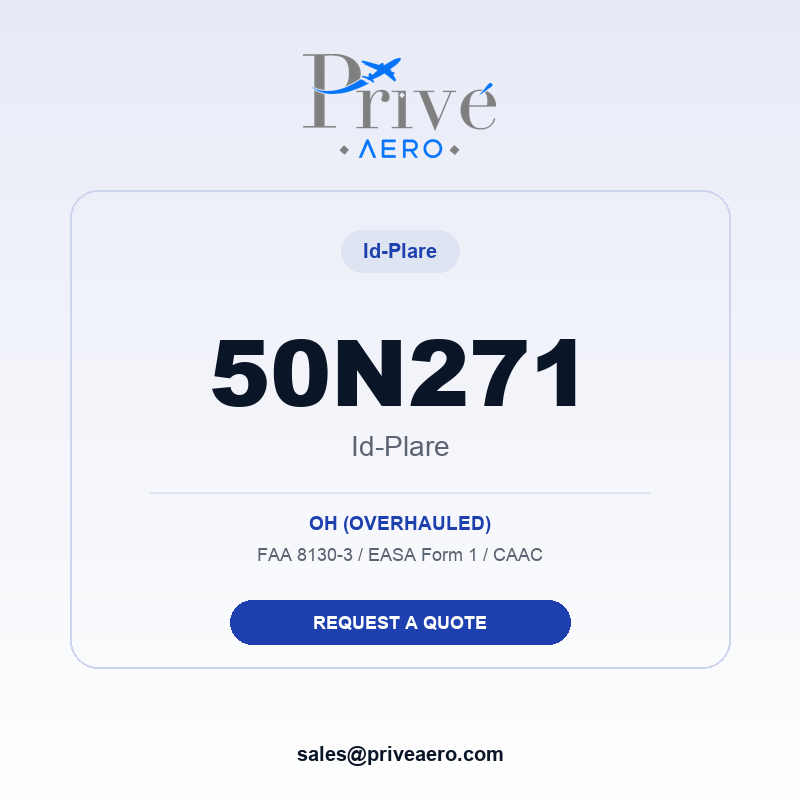 P/N 50N271 ID-PLARE 50N271 ID-PLARE – Privé Aero