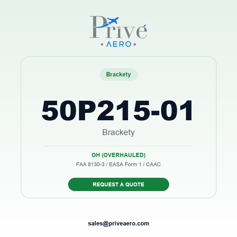 P/N 50P215-01 BRACKETY 50P215-01 BRACKETY – Privé Aero