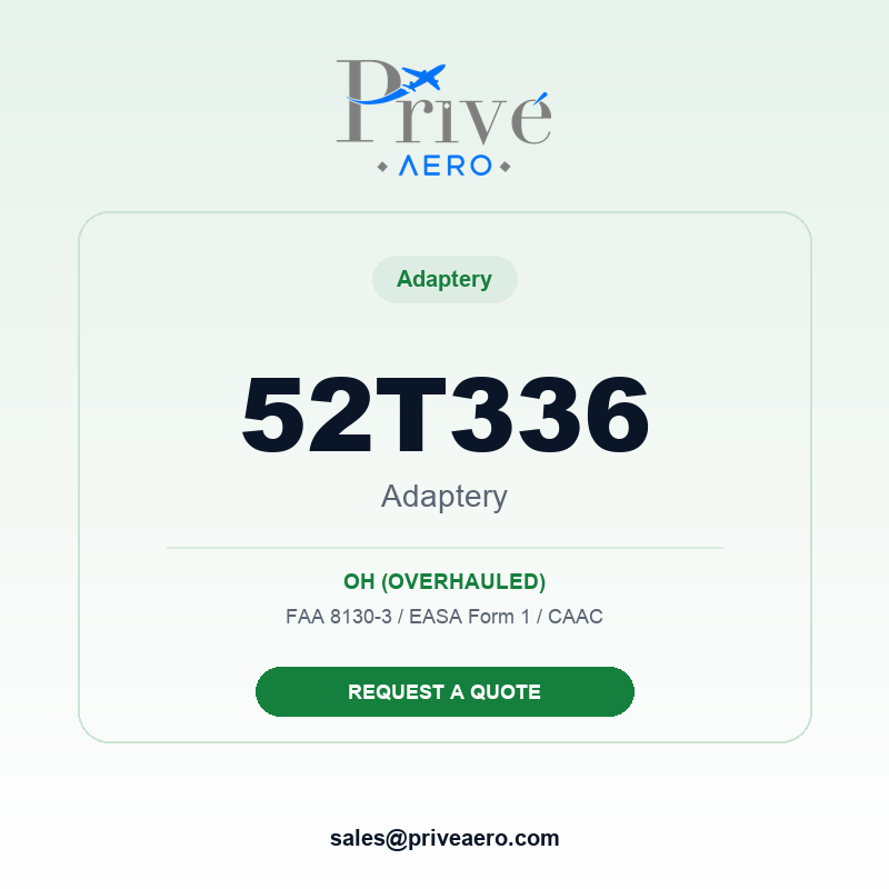P/N 52T336 ADAPTERY 52T336 ADAPTERY – Privé Aero