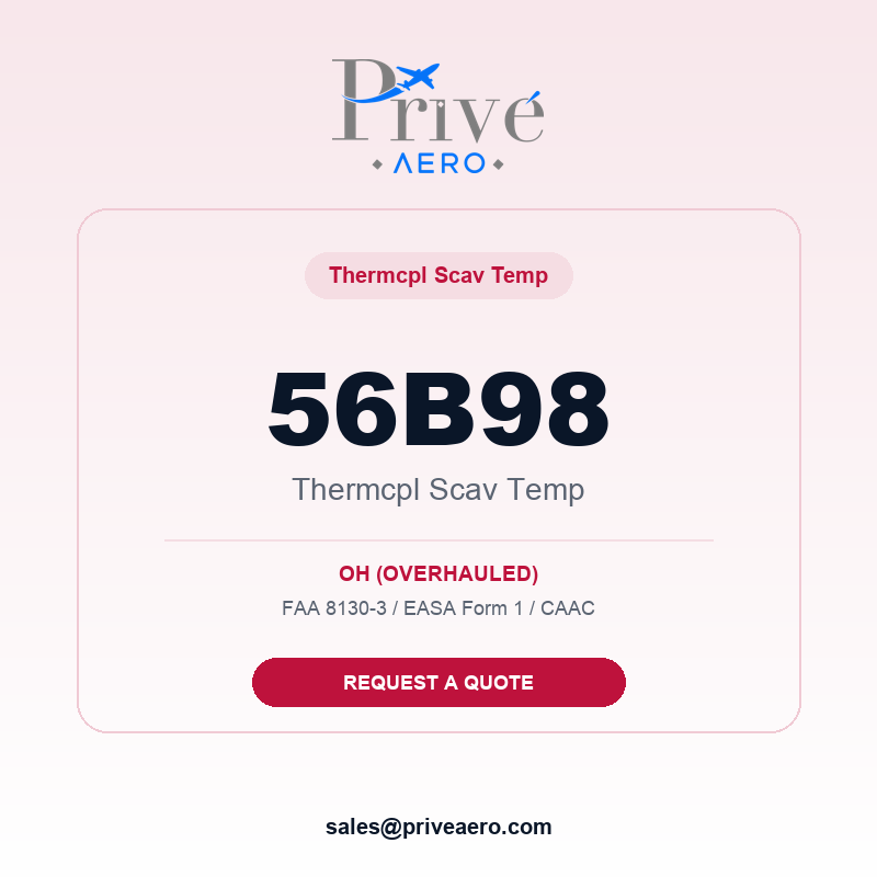 P/N 56B98 THERMCPL SCAV TEMP 56B98 THERMCPL SCAV TEMP – Privé Aero