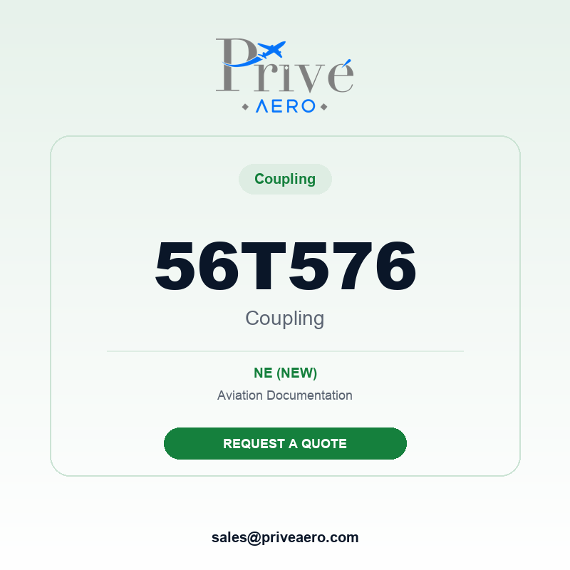 P/N 56T576 Coupling 56T576 Coupling – Privé Aero