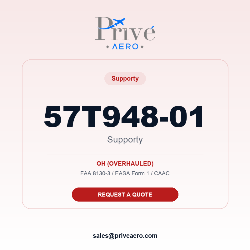 P/N 57T948-01 SUPPORTY 57T948-01 SUPPORTY – Privé Aero